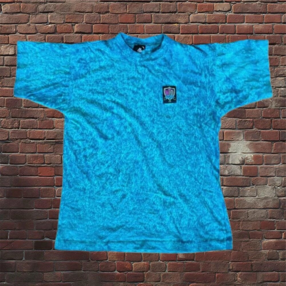 Worldbeat blue T-shirt